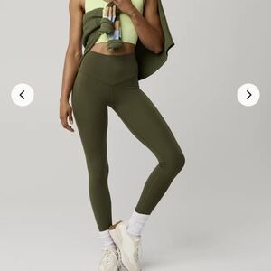 Offline By Aerie Real Me 7/8 High-Rise Legging Olive Grenn Leggings Size Large